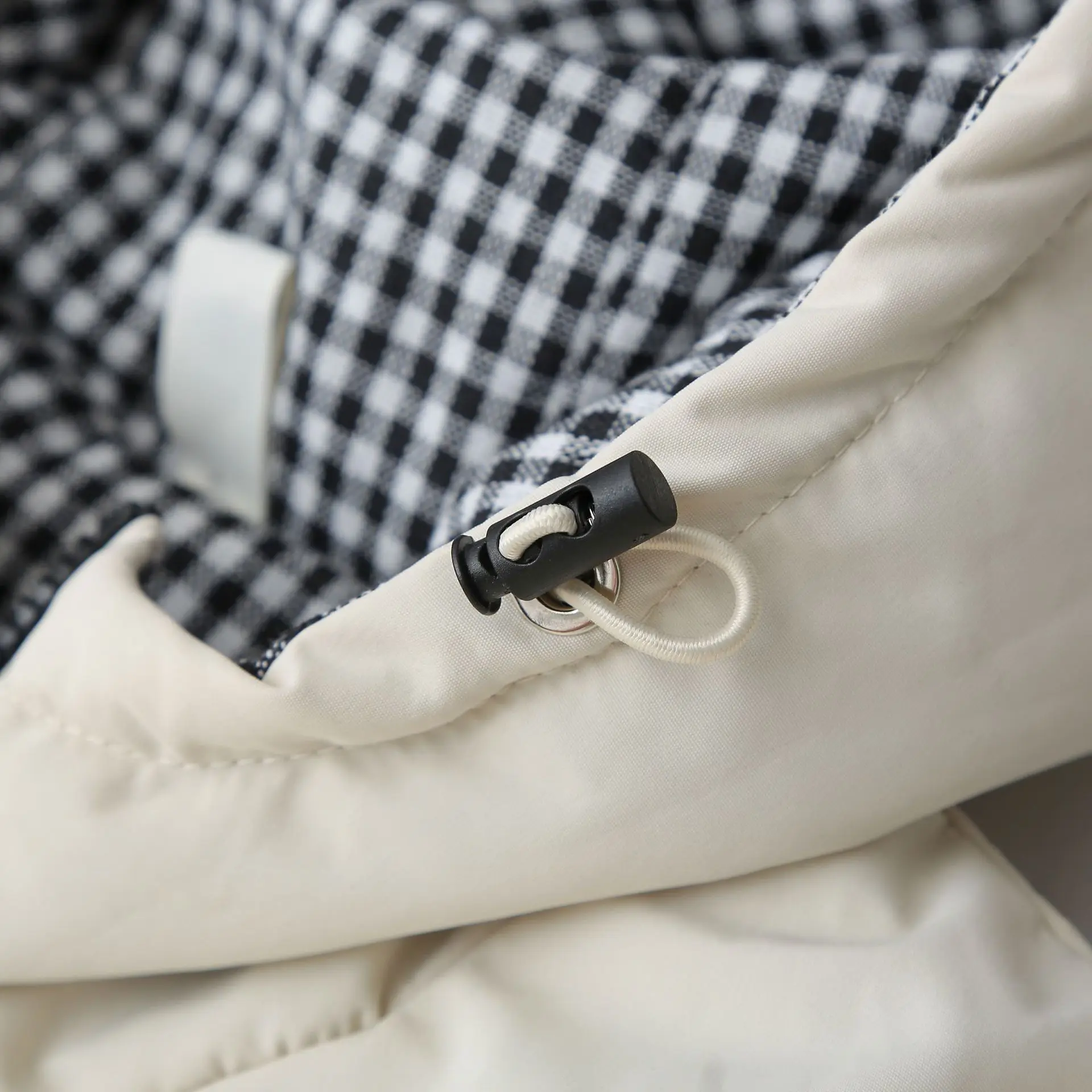 XXXXL Fashion Plus Size Women's Parkas Fake Two Pieces Hooded Padded Jackets Warm Coat Winter Wear Casual And Youthful 2579