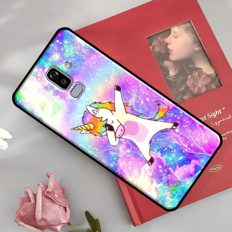 Vibrant Rainbow Unicorn Cartoon Phone Case - Soft Protective Back Cover