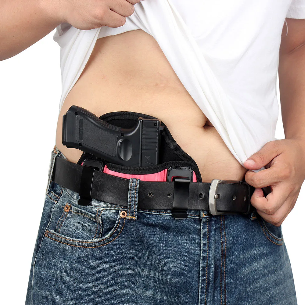 Tactical Hunting Holster PU Leather Concealed Gun Pistol Pouch Glock 19 Sig Sauer Beretta Kahr Bersa Thunder Outdoor Tools pistol holster gun holster hunting holster