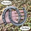 1/4 Pcs Cast Iron Horseshoes  Hoof Care Excellent Grip and Stability Features Resistant to Wear and Tear for Long Term Use 4