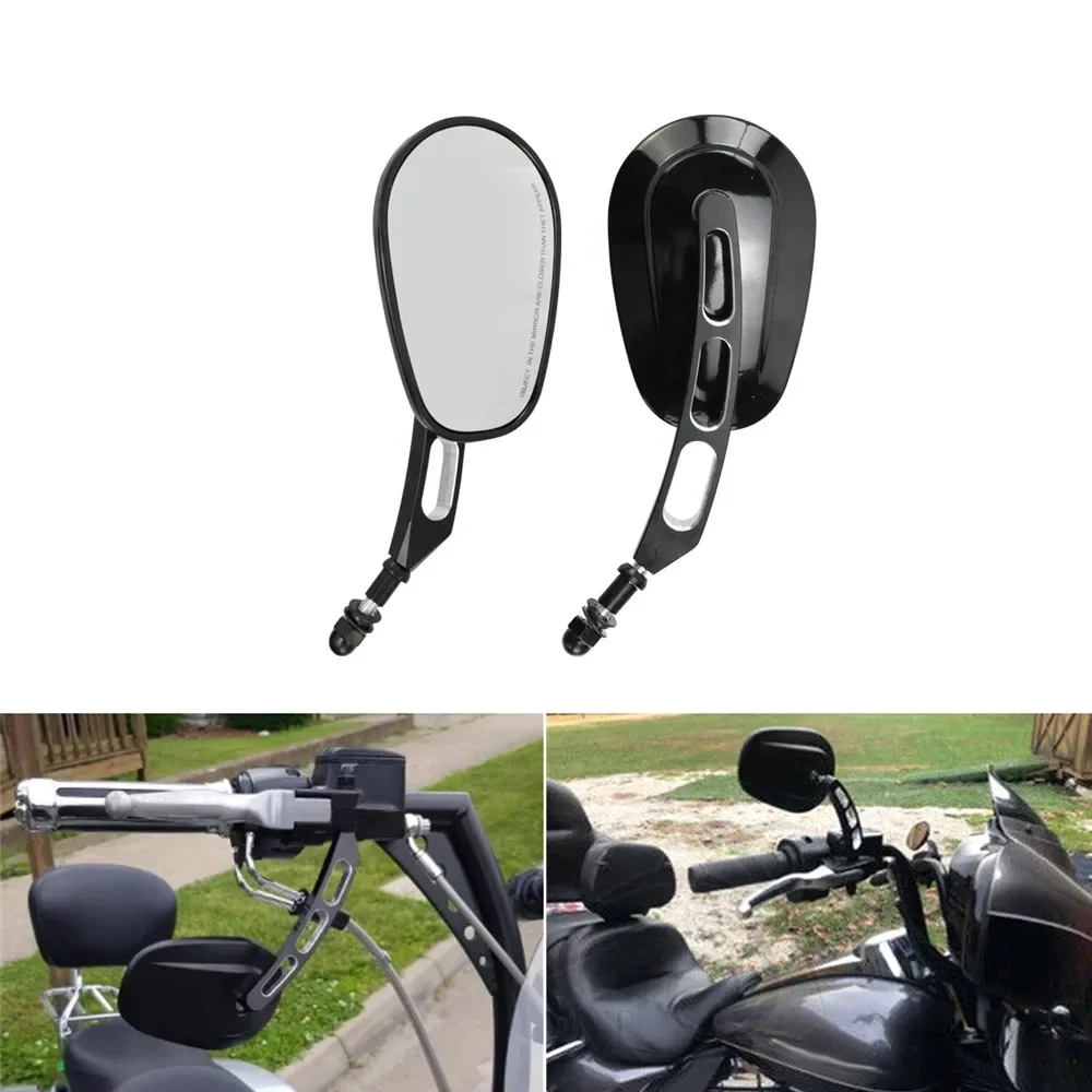pejo retrovisor lateral de 8mm para motocicleta Harley Touring