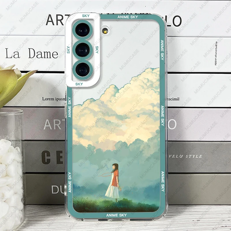 Anime Sky Soft Cover Phone Case