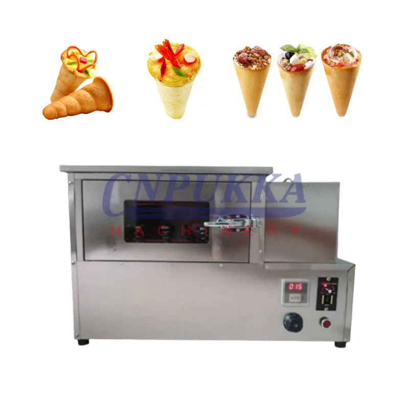 12pcs/batch Stainless Steel Cone Pizza Rotary Oven Kono Cone Pizza Baking Machine 110V 220V Rotating Oven