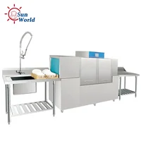 Fully Automatic Dish Washing Kitchen Appliances Hotel School Restaurant Commercial Dishwasher Machine 1