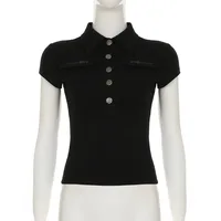 Femmes t-shirt noir gothique années 90 Vintage gilet esthétique sans manches haut Corset Vintage t-shirt Y2k débardeur années 2000 Coquette vêtements 6