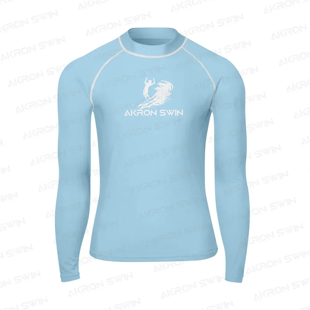 Swimsuit T-shirt Beach UV Protection Swimwear Rash Guard Long Sleeve Surfing Diving Swimsuit Surf T-shirt Rashguar UPF 50