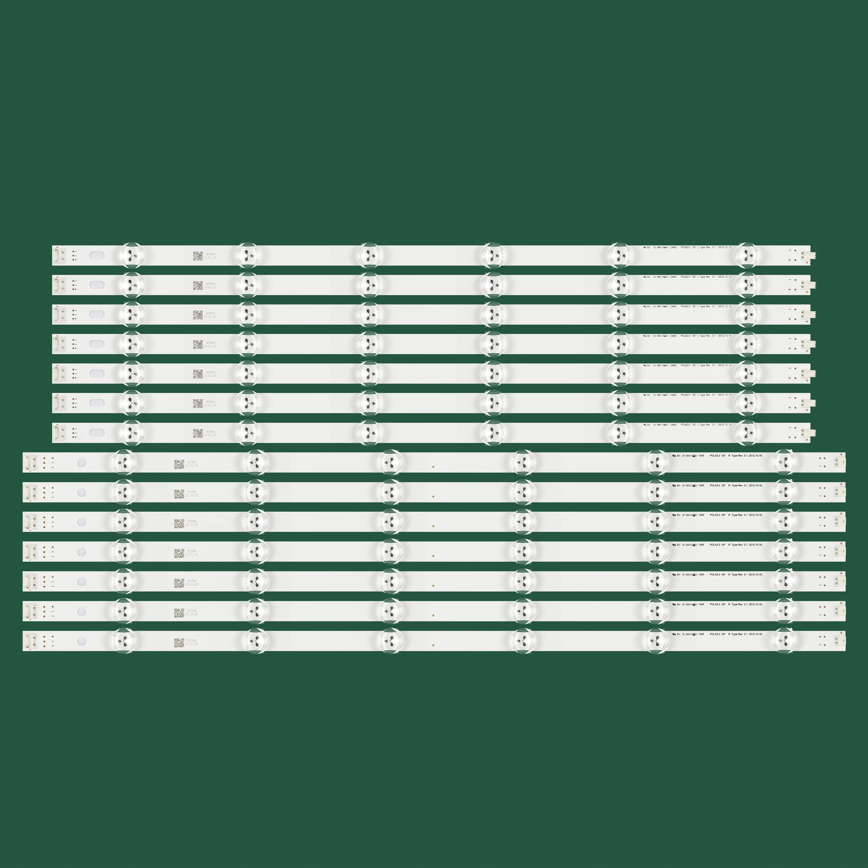 Tira de Retroiluminação Led para lg 55ln541u 55ln541v 55ln5600 55ln5700 55ln5707 55ln575s-ze 55ln575u 55ln5778 55ln577s 55ln610s 55la6210