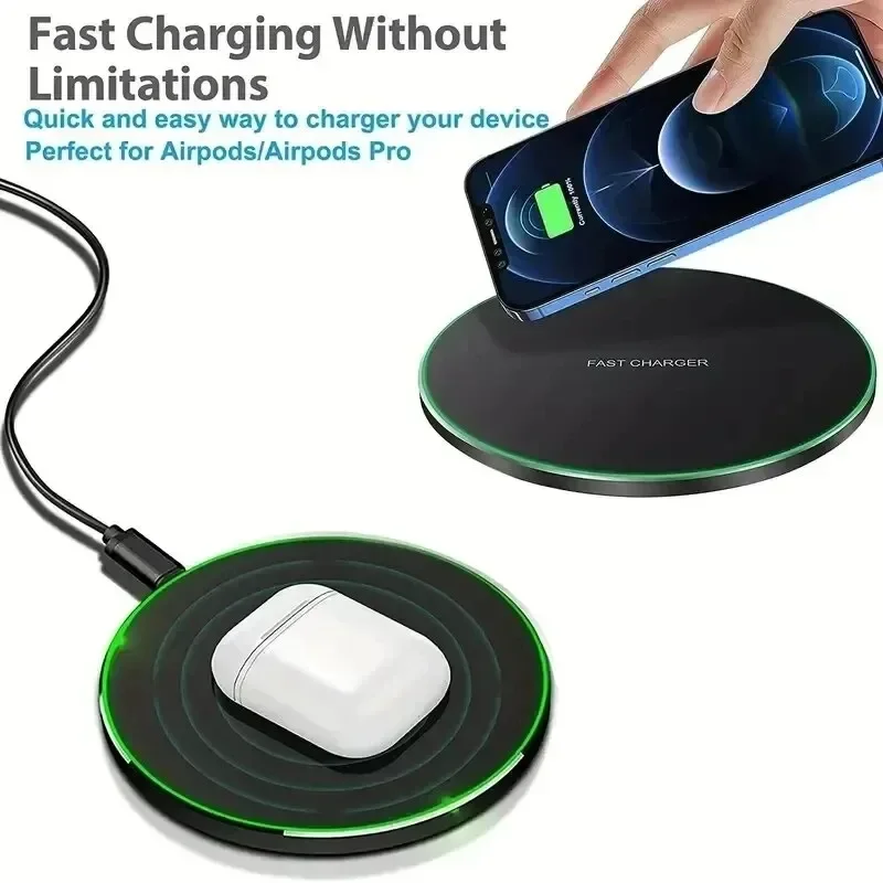 30W Wireless Charger Pad Stand Mobile Phone Chargers Fast Charging