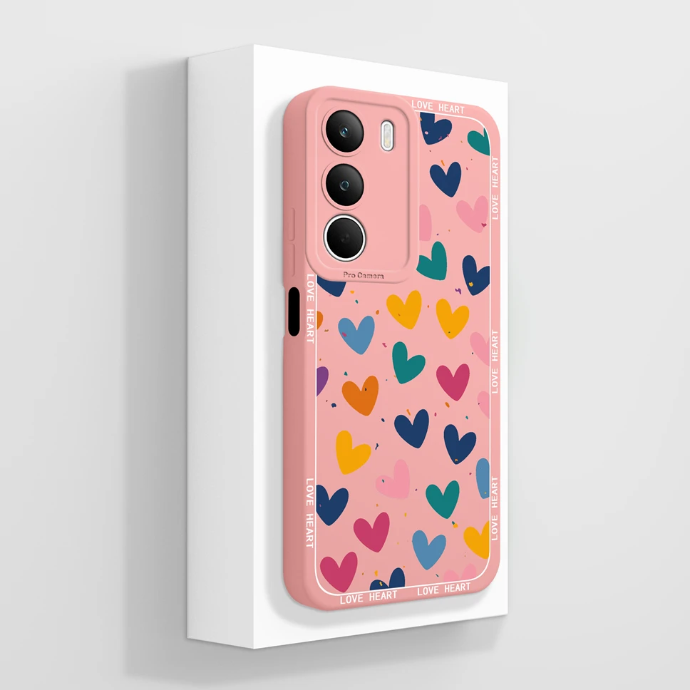 Lovely Flowers Pattern Shockproof Phone Case - Full Protection Cover