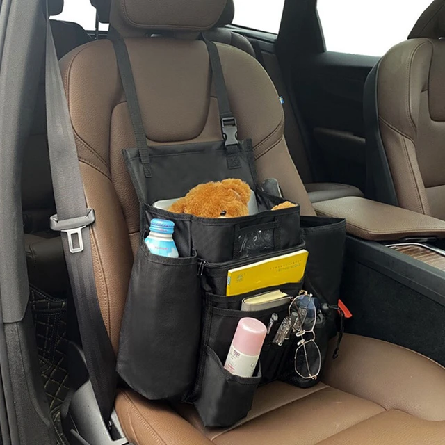 Car Organizer Front Seat: Portable Large Capacity Passenger Car