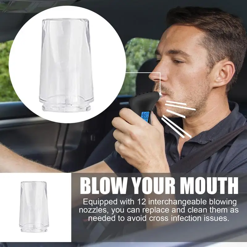 Home Breathalyzer Test Portable Alcohol Tester With LCD Digital Display Personal Breathalyzers For Personal & Professional Use