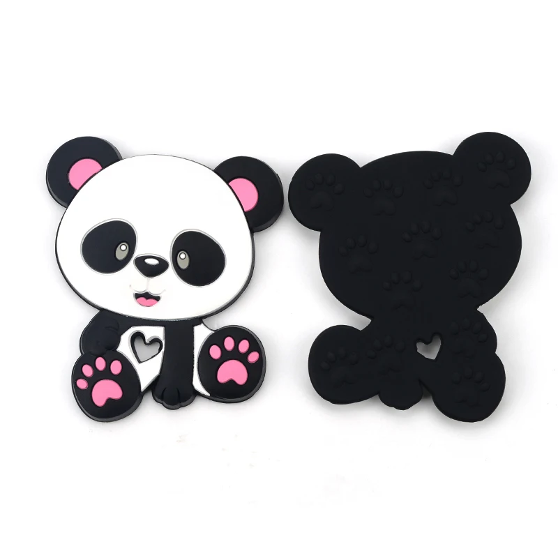 Panda Silicone Teether,Teething Toys for Baby