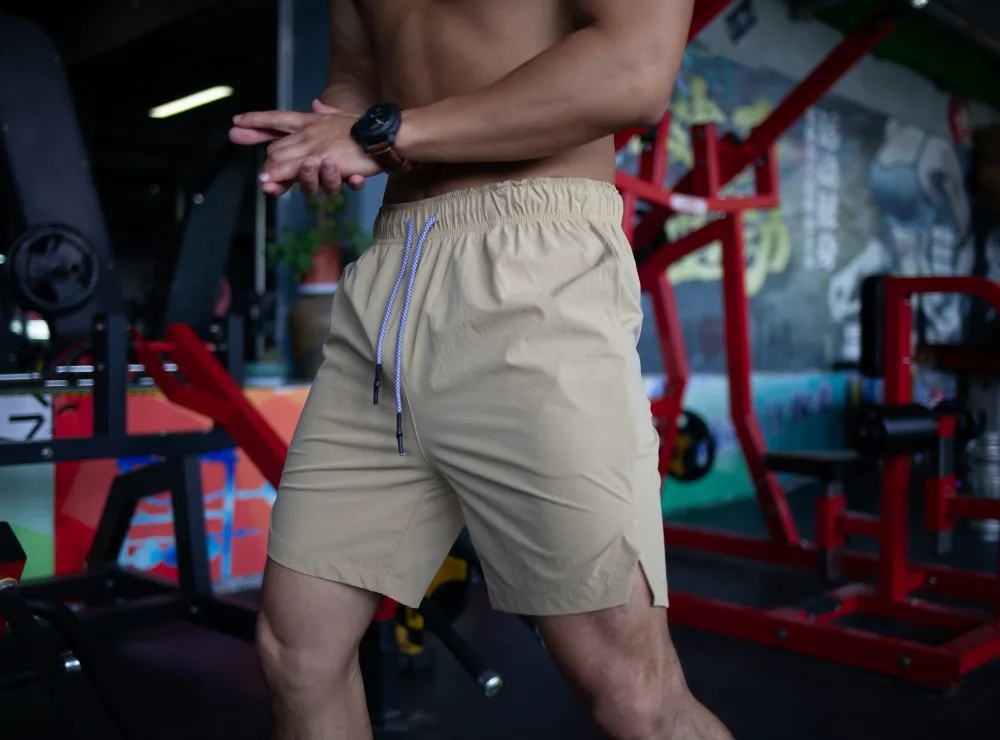 2024 New Men Gym Fitness Loose Shorts Bodybuilding Joggers Summer Quick-dry Cool Short Pants Male Casual Beach Brand Sweatpants 4