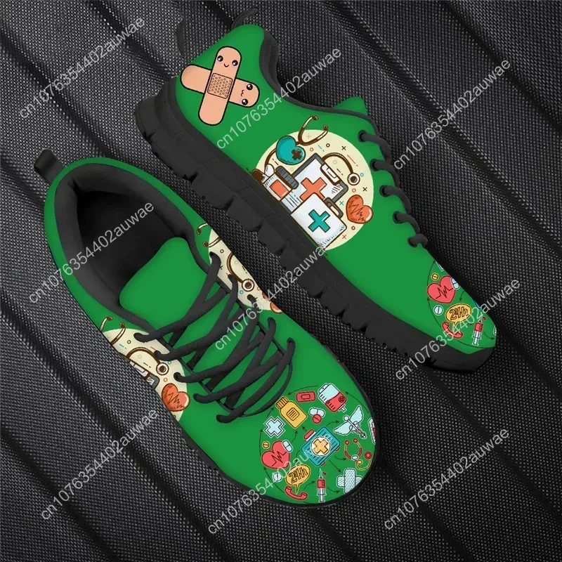 Orange Health Medical Design Women Casual Flats Fashion New Nurse Shoes Paramedic Outdoor Sport Sneaker mujer