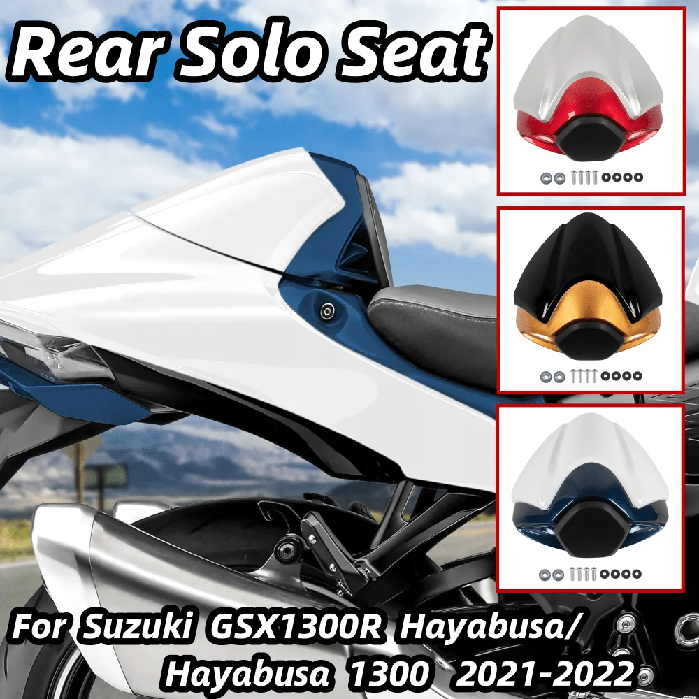 

Motorcycle Accessories Passenger Rear Solo Seat Cowl Fairing Pillion For Suzuki Hayabusa 1300 GSX1300R 2021-2022 Tail Cover