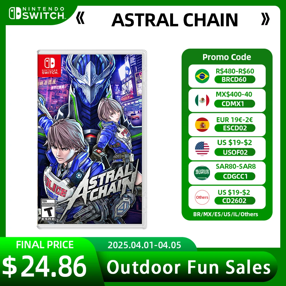 ASTRAL CHAIN Nintendo Switch Game Deals 100% Official Original