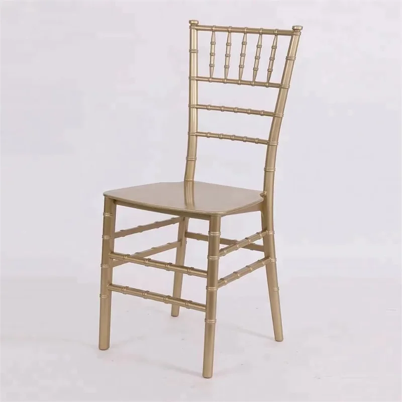 Factory Direct Metal Painting Resin Funiture Wedding Chair For Wedding Moment Hotel Party Or Gathering
