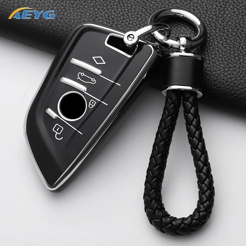 Premium TPU Car Remote Key Cover Case – Luxury Accessory Keychain