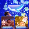 Kawaii Projector Night Light For Nursery Rotated Kids Ocean Projector Sleeping Lamp For Party Birthdays Christmas Gifts 2