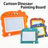 1PC Magnetic Writing Board Children's Cartoon Dinosaur Painting Board Puzzle Magnetic Small Graffiti Lowercase Board 1