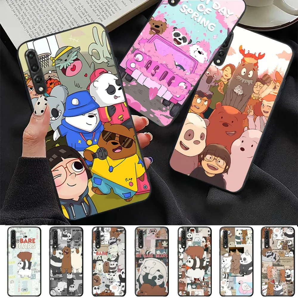 

Cartoon We B-Bare-Bears Mousepad For Huawei P 8 9 10 20 30 40 50 Pro Lite Psmart Honor 10 lite 70 Mate 20lite
