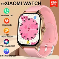 2025 New 2.01inch AMOLED Smart Watch watch Screen Always Display Time For Xiaomi Heart Rate BT Call Fashion men Women Smartwatch
