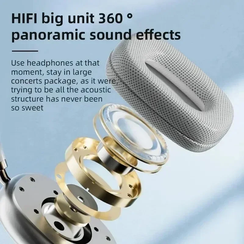 2025 NEW P9 Wireless Bluetooth Headset Outdoor Sport Gaming Wireless Headphones Mic Noise Cancelling Earbuds Bluetooth Earphones 5