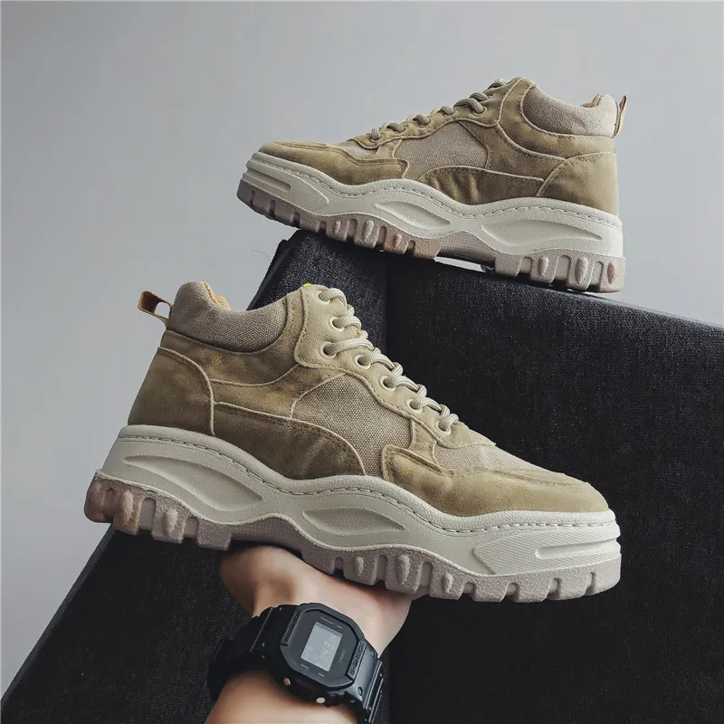 

Autumn Fashion Running Sneakers for Men Outdoor Male Athletic Shoes Light Comfort Footwear Hard-wearing Lace-up Man Sports Shoe