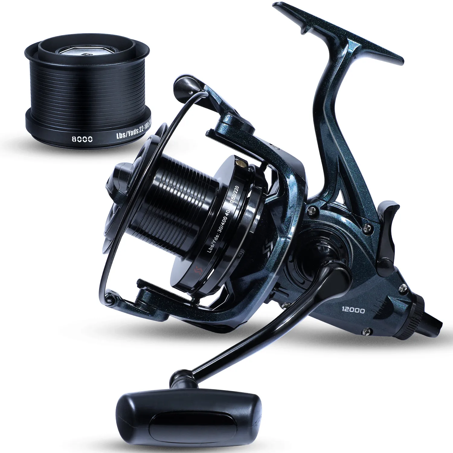Combo Moulinet Casting Sougayilang – 8+1 Billes – Ratio 8.0:1 – Taille 2000 – Gauche