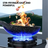 Household Desktop Natural Gas Liquefied Gas Timing Stove Double-Hole Fierce Fire Kitchen Cooker Tool 2
