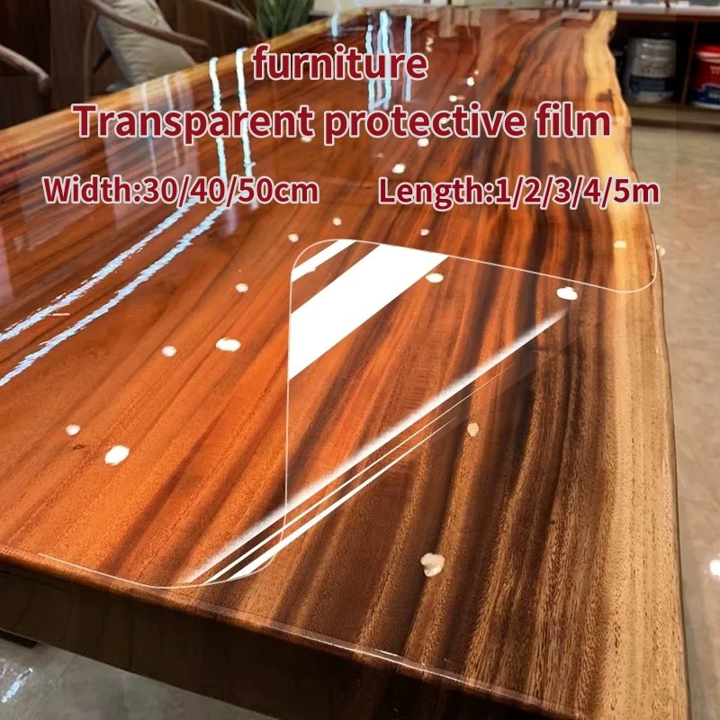 Anti-scratch Heat Resistant Furniture Stickers furniture protective stickers HD Transparent Desktop Protective Film Anti-scratch Heat Resistant For Furniture