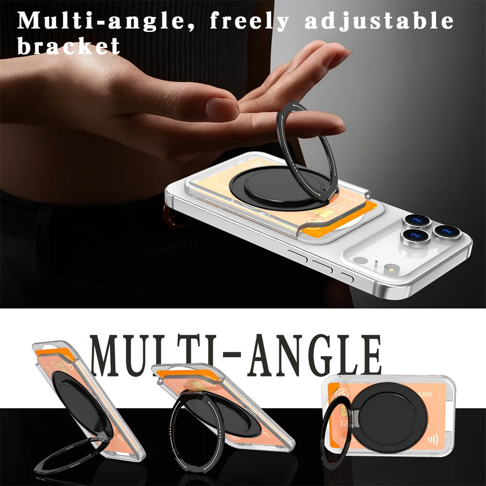 Magnetic Wallet Stand Card Holder