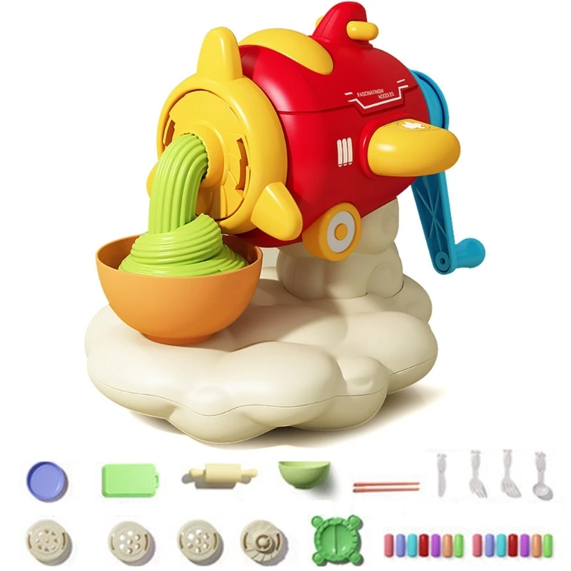 fun kitchen toys egg kitchen food pretend role play food simulation fruits vegetables children play toy decoration christmas toy Kids Play Dough Set Noodles Machine Play Food Toy Preschool Roleplay Kitchen Toy DropShipping