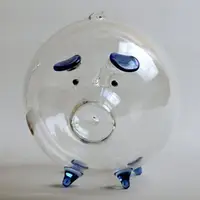 2025 New Pig Piggy Money Boxes Coin Saving Box Transparent Glass Souvenir Birth 2