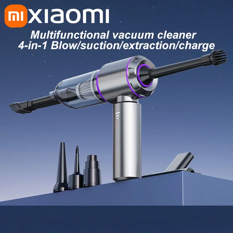 Vacuum Cleaner Wireless Portable Handheld For Xiaomi Car 1200000PA Fourfold-use Wet And Dry