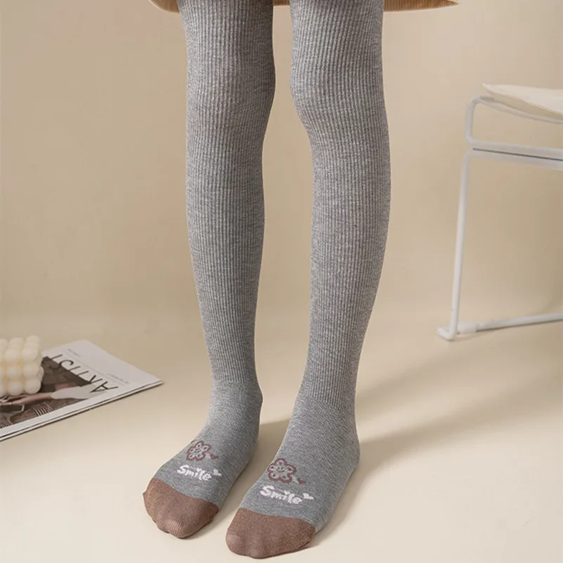Lawadka Kids Girl's Cotton Tights 2-8Years Children's Leggings Spring Autumn Cartoon Casual Pantyhose Girls Skinny Pants kids pantyhose ballet tights toddler tights kids leggings
