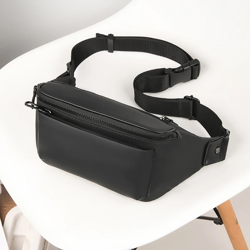 2023 NEW Fanny Pack for Men Waterproof Crossbody Waist Pack Chest Bag PU Bag