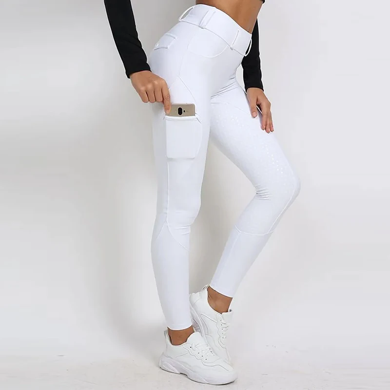 MXLLINA Women Equestrian Pants Silicone Riding Leggings Horseback Tights Breecheds Female Riding Horse Clothes 3