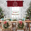 Valances for Windows Kitchen Living Room Small Window Valance Christmas Snowflakes All Hearts Come Home For  Christmas 1 Panel 1
