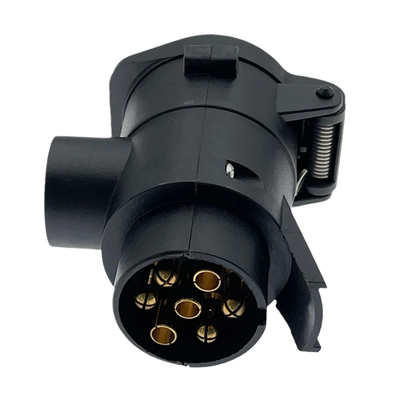 7 Pin Towbar Plug to 13 Pin Trailer Socket Electrics Converter Adapter 12 Volt 7 to 13 RV Parts Camper Accessories Caravan Compo