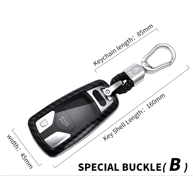 Custodia-per-chiave-Auto-in-ABS-in-fibra-di-carbonio-per-Audi-TT-A3-A4L-Q5L.jpg Custodia per chiave Auto in ABS in fibra di carbonio per Audi TT A3 A4L Q5L Q7 A5 A6L 2020 2021 2022 custodia protettiva per borse portachiavi Auto - Custodia per chiave Auto in ABS in fibra di carbonio per Audi TT A3 A4L Q5L