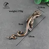 Antique Copper Dragon Beast Statue Pen Holder Desk Ornament Home Decoration Craft Accessories Retro Brass Zodiac Animal Figurine 2