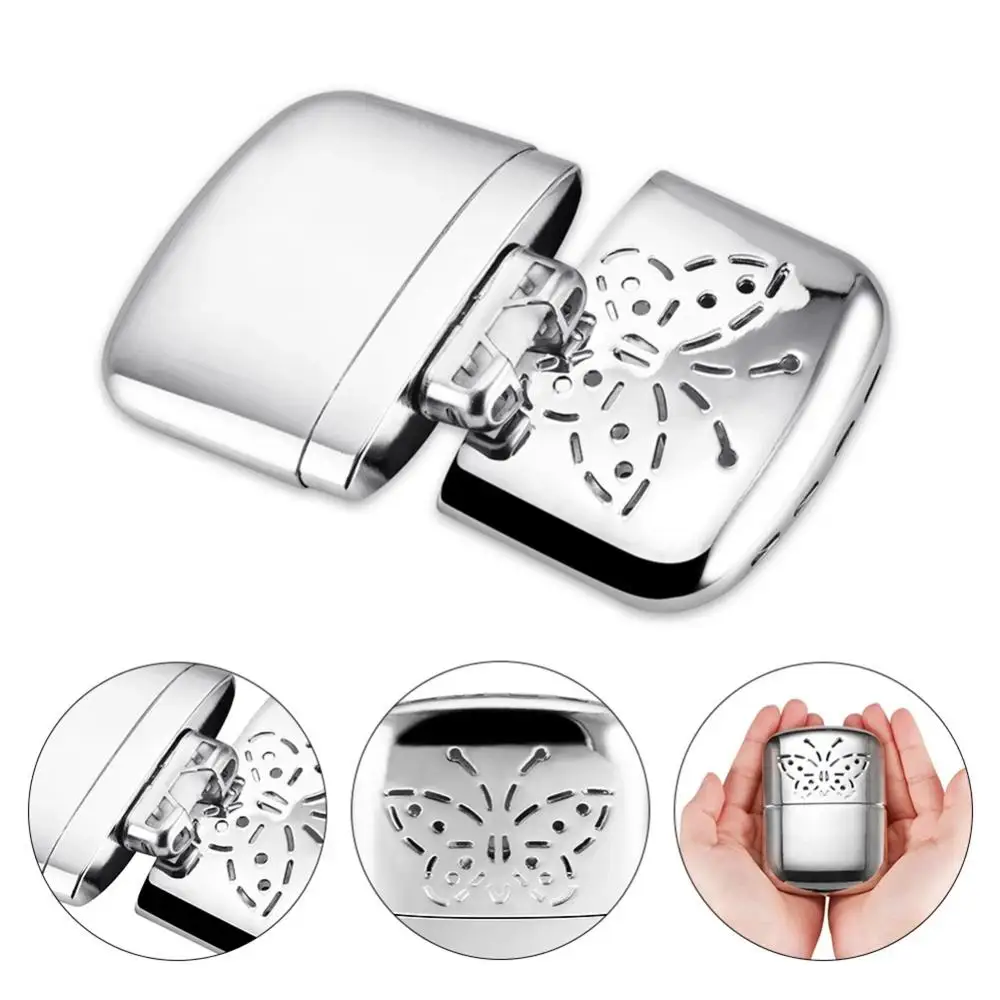 Portable Liquid Fuel Mini Hand Warmer Reusable Furnace Metal Alloy Compact Pocket Handy Winter Heater Burner For Outdoor 1