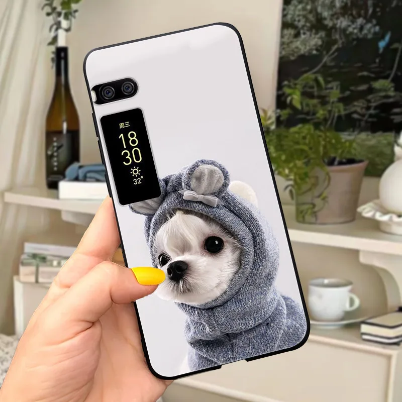 Marble Wolf Cute Silicone Soft TPU Phone Cover Case