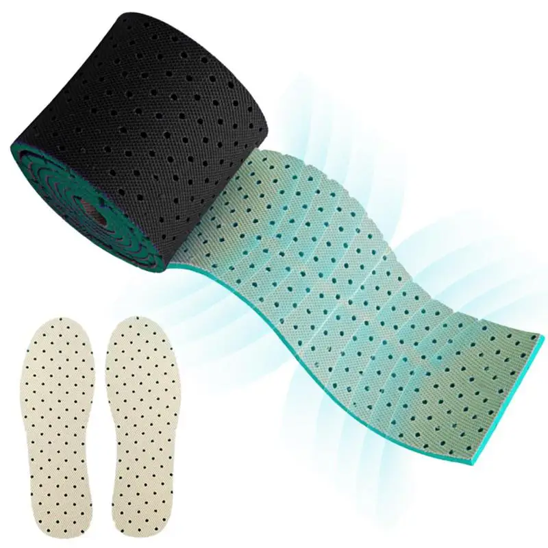 Walking-Shoe-Insole-Self-Cutting-Running-Shoe-Mesh-Inserts-Rolls-With-2 ...