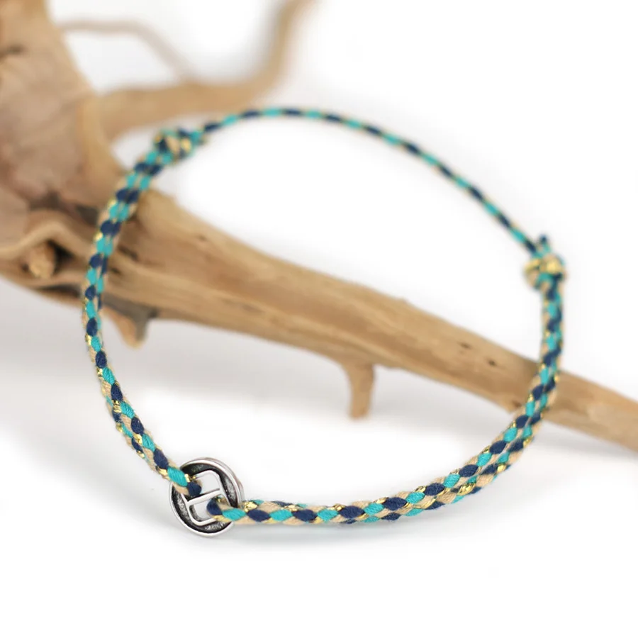 Cotton Thread Vintage Viking Handmade Braided Bracelet