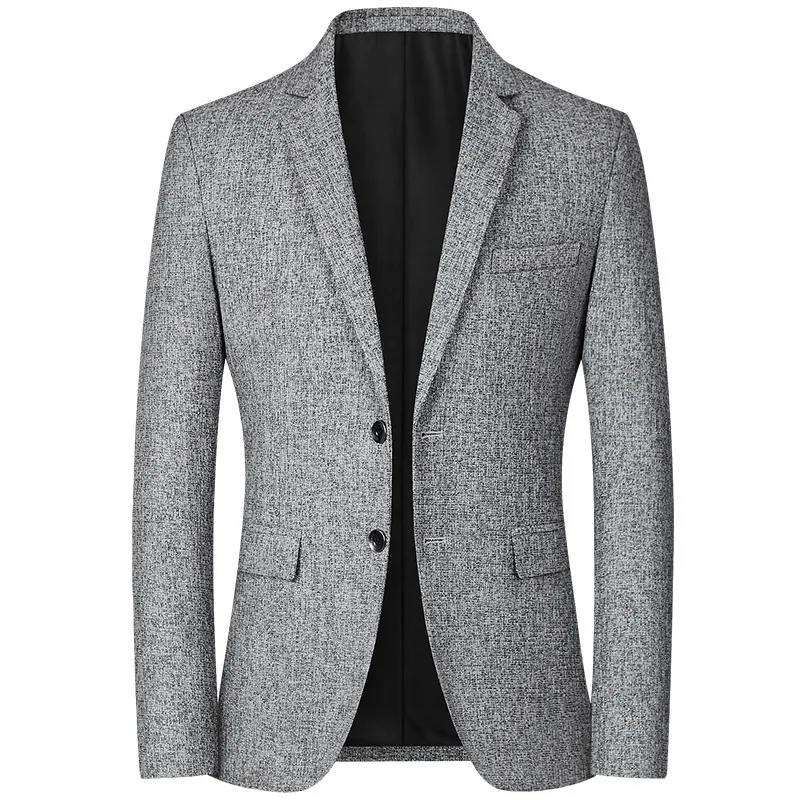 Men Thin Suit Blazers Jackets Business Casual Suit Designer Coats New Spring Summer Formal Wear Slim Fit Blazers Jackets Size 4X