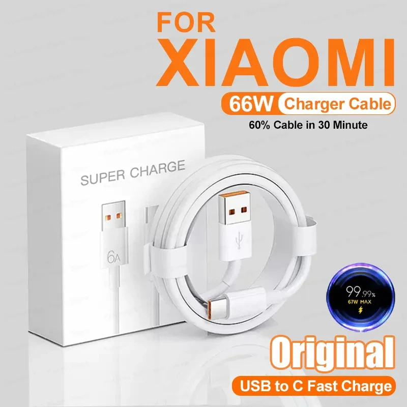 USB Type C Cable 6A Fast Charging Wire Mobile Phone USB Line For iPhone 15Pro Xiaomi redmi Samsung Poco f5 USB C Data Cable Cord