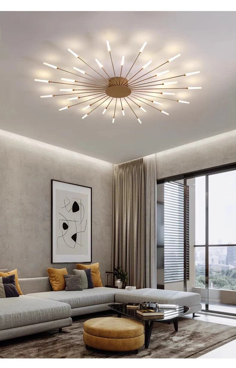 Ceiling Light - Modern Creativity Fireworks LED Chandeliers