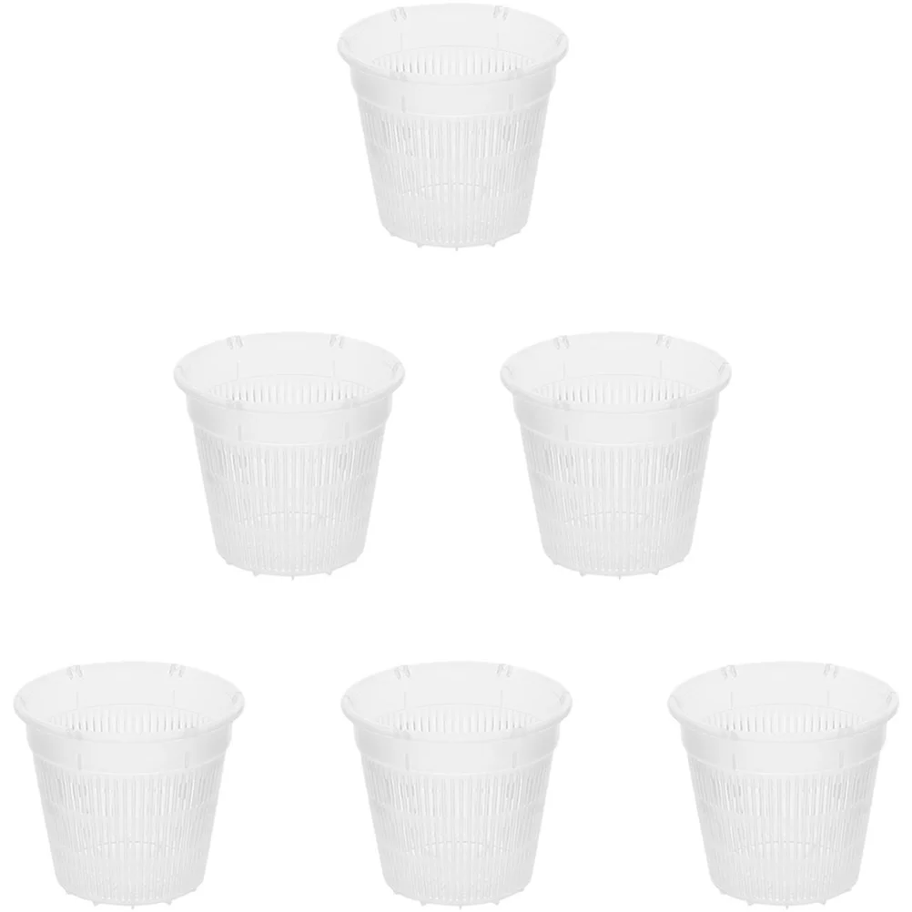 

6 Pcs Breathable Root Control Pot Portable Flowerpots Plastic Plant Containers Planting Orchid Orchids
